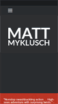 Mobile Screenshot of mattmyklusch.com